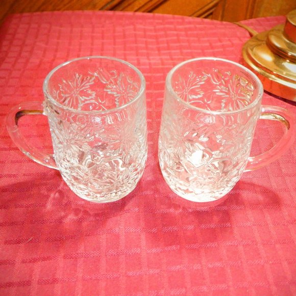 Set of *2* ~ CRYSTAL MUGS ~ One Price (4 Sets Available) - Picture 1 of 2